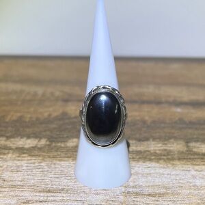 Hematite Silver Ring